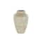 Brown Ceramic Antique Style Textured Patina Vase